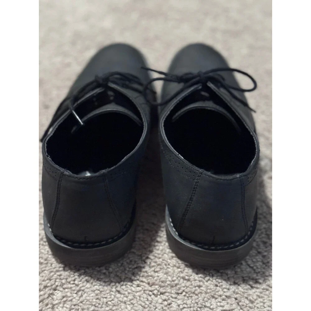Jousen Milan Brand, Men’s Black Dress Shoes, Size 9 Footwear